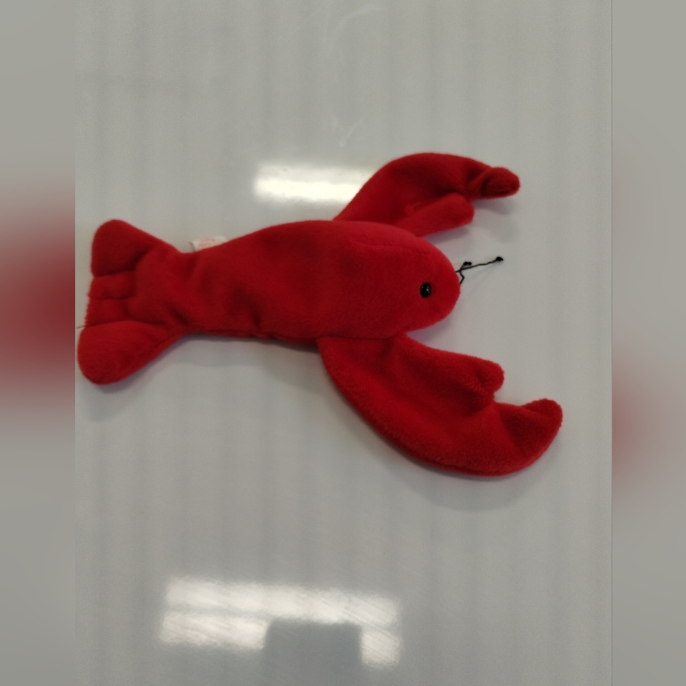 ✓TY Beanie Baby "Pinchers" the Red Lobster Plush - Picture 6 of 14